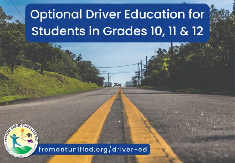 Optional Driver Education for Students in Grades 10, 11 & 12