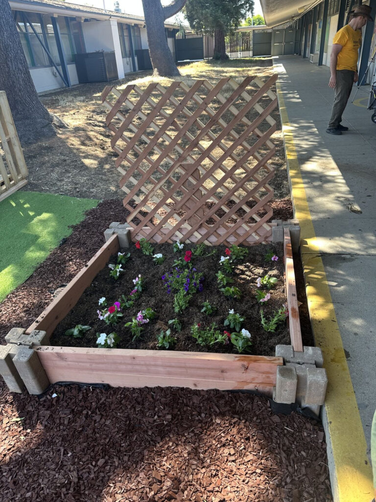 outdoor classroom at Grimmer Elementary