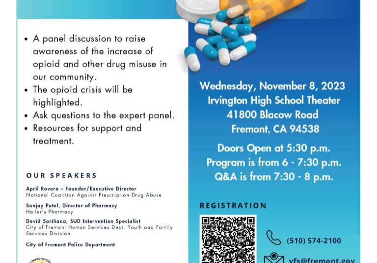Flyer: Addressing the Impact of Opioids and other Drugs on Youth & Our Community
