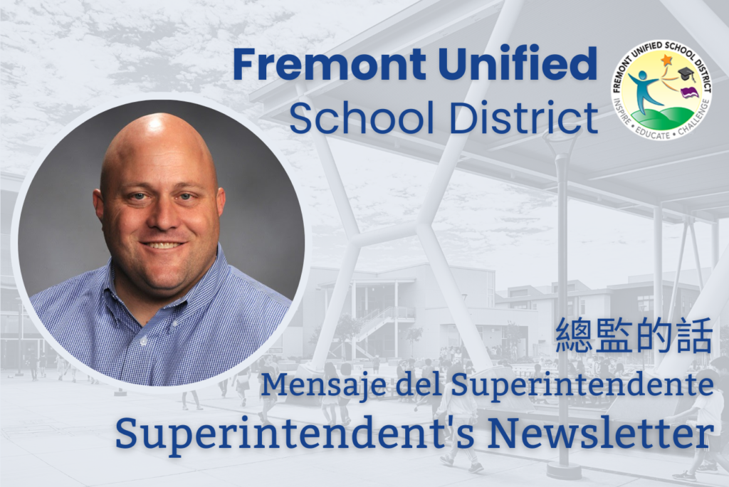 Newsletter with Superintendent's photo