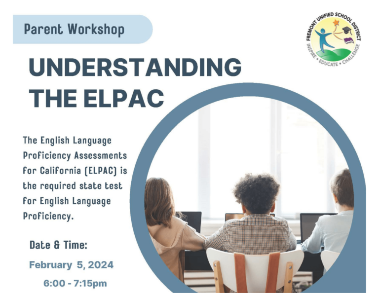 ELPAC Workshop flyer