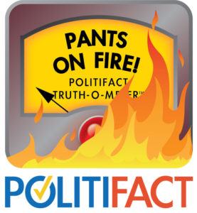 Politifact.com fact checking website