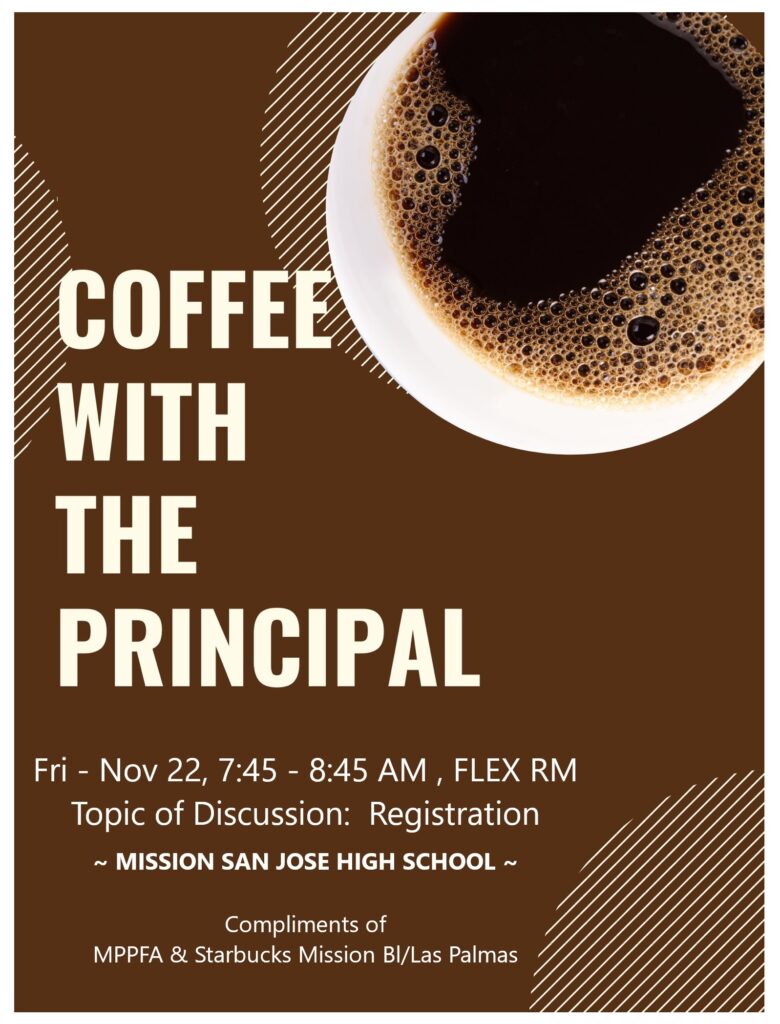 coffee with principal nov