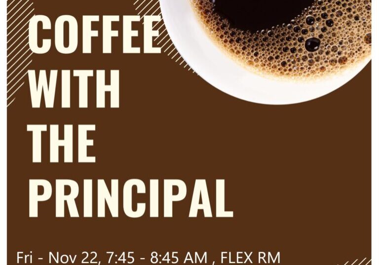 coffee with principal nov