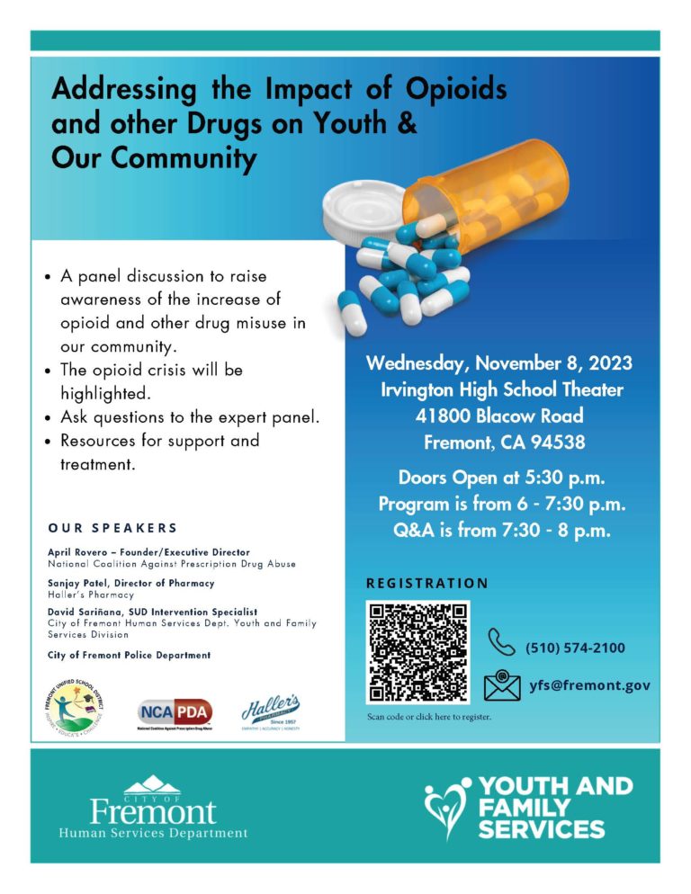 Flyer: Addressing the Impact of Opioids and other Drugs on Youth & Our Community