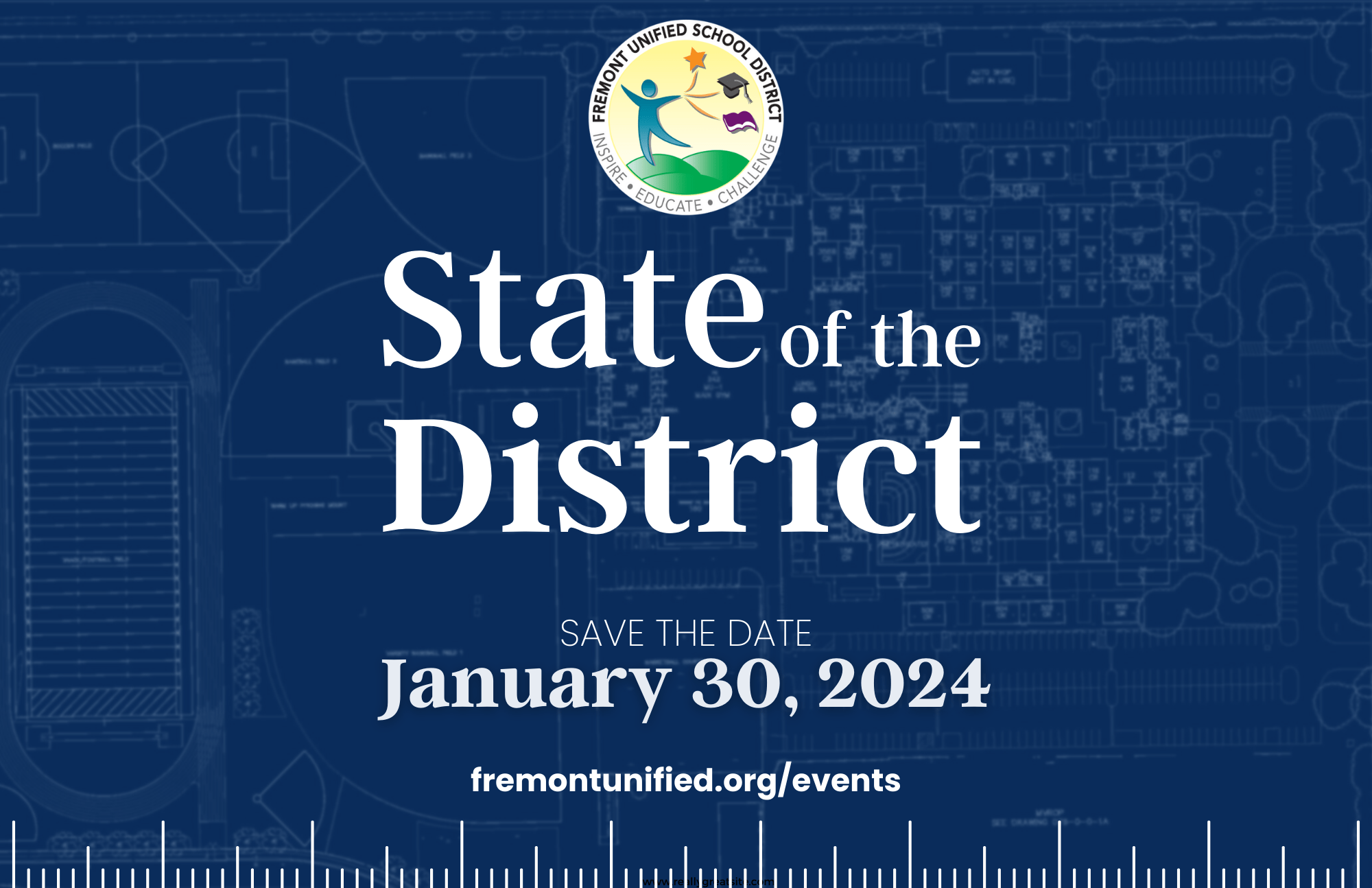 State of the District save the date for January 30, 2024