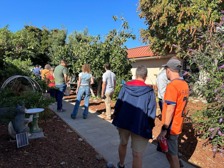 Husky Garden ribbon cutting