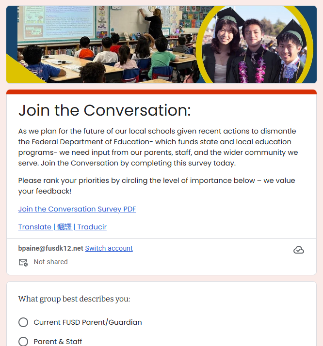 Community Feedback Form